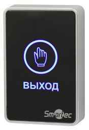 ST-EX020LSM-BK Кнопка выхода сенсорная, накладная, пластик, НЗ/НР контакты, IP54, -20...+45°C, 12-24