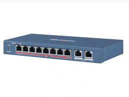 DS-3E0310HP-E 8 RJ45 100M PoE с грозозащитой 
