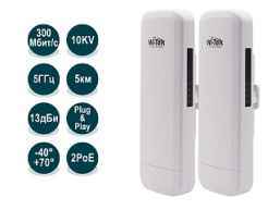 WI-CPE513P-KIT Комплект из двух точек доступа WI-CPE513P преднастроенных в режимы AP и Client