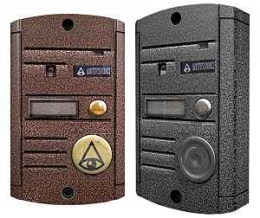 AVP-451 с ТМ (color PAL медь) видеопанель, цветная, антивандальная, накладная с ИК подсветкой