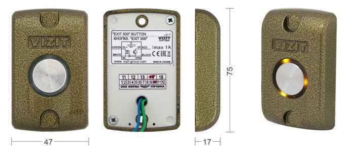 EXIT 500  кнопка управления выходом 