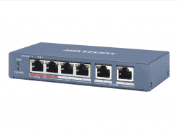 DS-3E0106HP-E 4 RJ45 100M PoE с грозозащитой