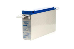 SKAT SB 12125FT АКБ фронт-терминальная, тип AGM 12В 125Ач под болт М8