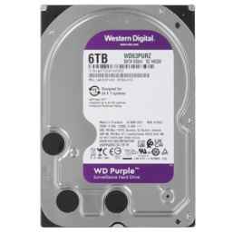 Жесткий диск WD63PURZ 6Тб SATA 3.0 (6Gbps) (серии  WD Purple) для круглосуточной работы