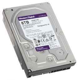 Жесткий диск WD Purple WD84EJRX, 8Тб, HDD, SATA III, 3.5"
