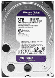 Жесткий диск WD Purple WD33PURZ, 3 Тб, HDD, SATA III, 3.5"