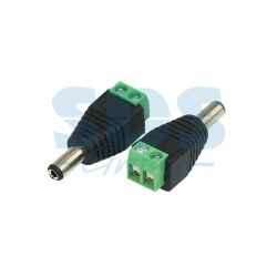 РАЗЪЁМ питания штекер 2.1х5.5 с клеммной колодкой (блистер) REXANT 14-0314