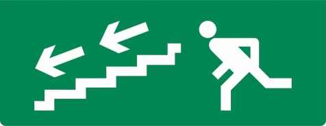 KRISTALL TL-12 "лестница влево вниз" световое табло