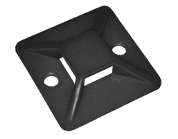 Площадка 25х25 самоклеющаяся под хомуты черная (100шт) UHP31-25-100 IEK