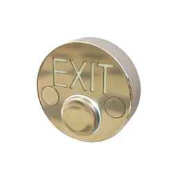 JSBo 30.0 Off-(On) (зеркальный хром) Накладная антивандальная механическая нормально разомкнутая кно