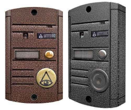 AVP-451 Proximity (color PAL медь) видеопанель, цветная, антивандальная, накладная с ИК подсветкой