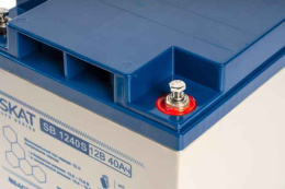 SKAT SB 1240S АКБ свинцово-кислотная тип AGM 12V 40Ач Iзар.12.6А, клеммы под болт М6