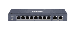 F-SW-EU410POE-V/L Неуправляемый коммутатор 8 RJ45 100M PoE с грозозащитой 6кВ