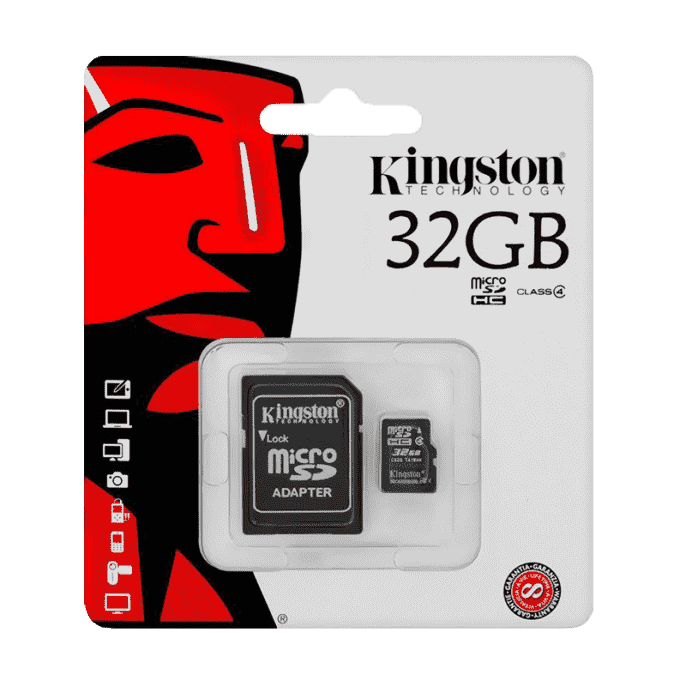 Карта памяти 32Gb MicroSD Kingston 10 Class 