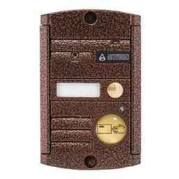 AVP-451 Proximity (color PAL медь) видеопанель, цветная, антивандальная, накладная с ИК подсветкой