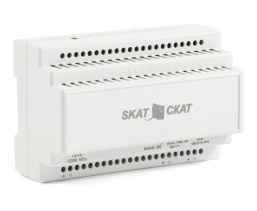 SKAT-24-2,0 DIN источник питания 24В 2А пластиковый корпус под DIN рейку 35 мм
