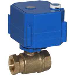 Шаровый кран 1/2" с электроприводом, 12V 