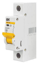 Автоматический выключатель 6 А 1Р MVA20-1-006-C