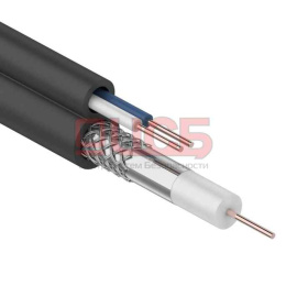 Экабель КВК-П-2х0,5  черный внешний (100м) (ККСВ 01-4002) 