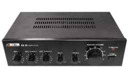 AA-35 Усилитель 35 Вт,  100В/70В/8 Ом/4 Ом, 3 микроф./2 лин. входа, ~220В, 283х74х191