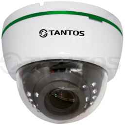 TSi-Dle2VP (2.8-12) Видеокамера купольная, объектив 2.8-12 мм, механический ИК фильтр