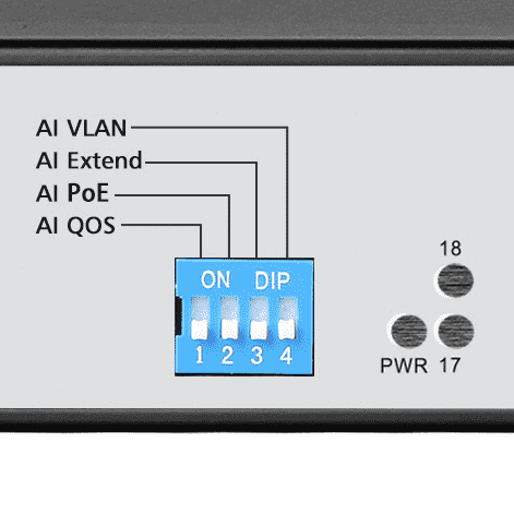 REDLINE RL-SW16P2S1 коммутатор