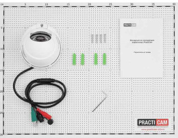 PT-MHD1080P-MC-IR  (2.8)  видеокамера купольная  разрешение 1080Р AHD, 960H, HD-TVI, HD-CVI