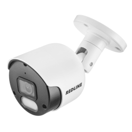 RL-IP14P-S.airX в/к цил, IP, 4Мп, 2.8мм, ИК, микрофон, SMD-аналитика, IPeye облако, металл/п