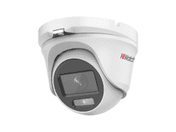 DS-T503L(2.8mm)  5Мп уличная купольная  HD-TVI камера LED-подсветкой 20м и технологией ColorVu