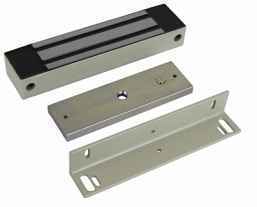 ML-295K с уголком, цвет Белый Электромагнитный влагозащищенный замок