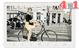 Sherlock (White) HD SE Монитор цветного видеодомофона, с поддержкой форматов AHD / TVI / CVI 1080р