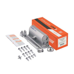 Доводчик дверной LONEX 330 (от 50 до 120 кг) (серебро) морозостойкий