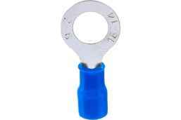 Наконечник кольцевой изолированный ø 6.5 мм 1.5-2.5 мм² (НКи 2.5-6/НКи2-6) синий REXANT 08-0035